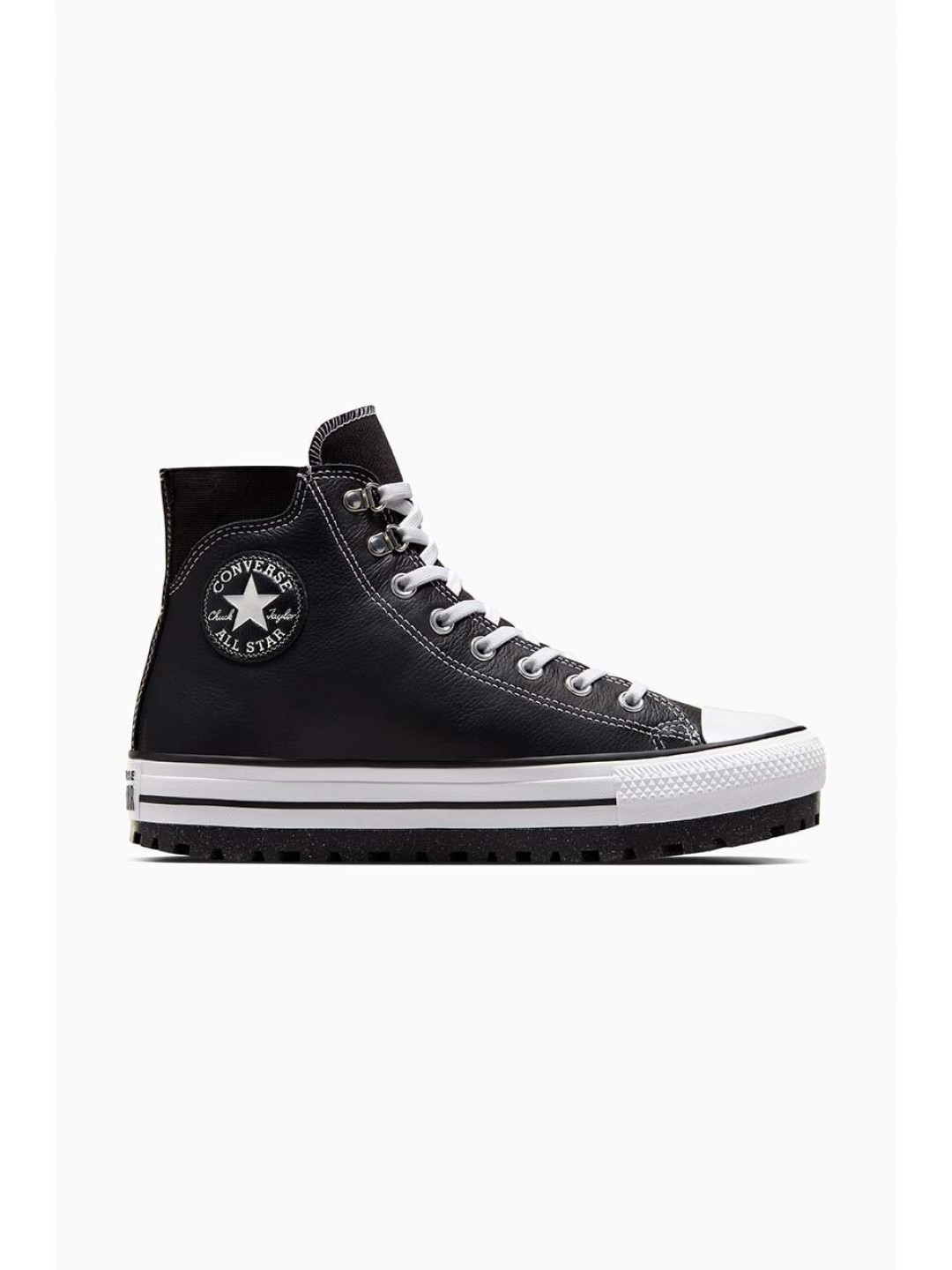 Kožené kecky Converse Chuck Taylor All Star City Trek černá barva A04480C